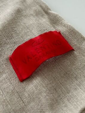 VALENTINO Garavani Natural Linen Travel Dust Bag